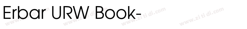 Erbar URW Book字体转换 Erbar URW Book字体转换